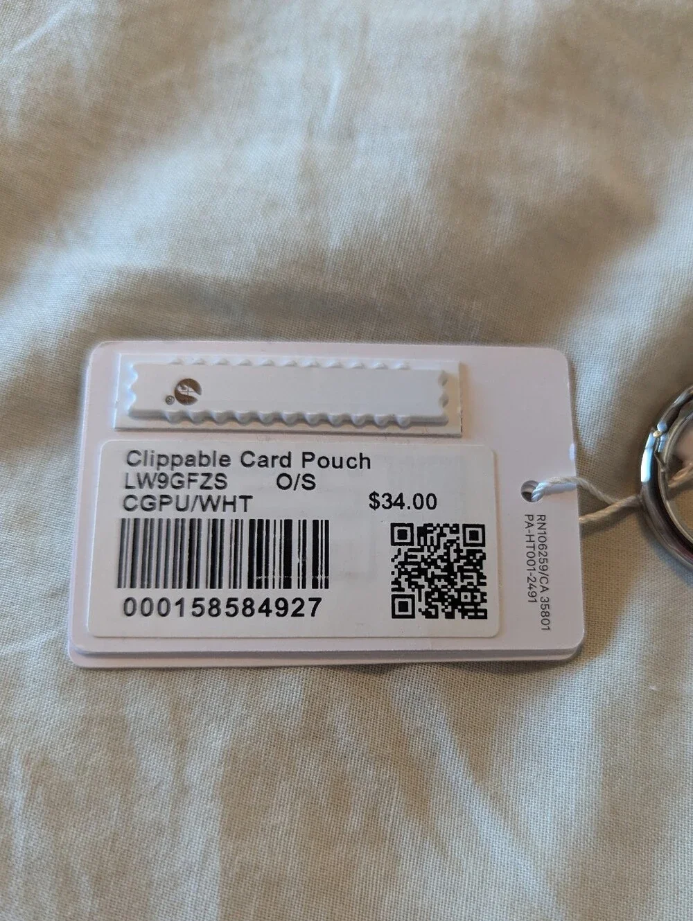 Lululemon Clippable Card Pouch - College Purple